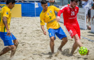 Brasil goleia a Suíça na praia do Gonzaga e chega a 50 partidas de invencibilidade