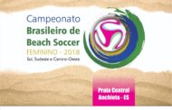 Campeonato Brasileiro Feminino S-SE-CO é confirmado em setembro em Anchieta