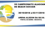 FALABS inicia seu VII Campeonato Alagoano de Beach Soccer