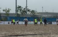 Equipes treinam na arena do Parque Olímpico debaixo de chuva