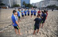 Seleção inicia treinos em Copacabana