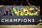 Seleção masculina é tricampeã do NEOM Beach Games