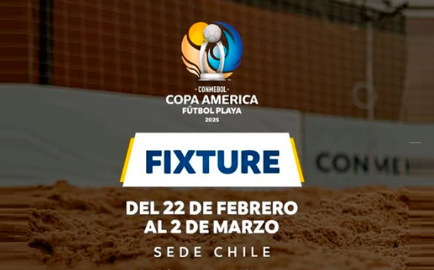 Calendário completo da CONMEBOL Copa América Beach Soccer 2025™